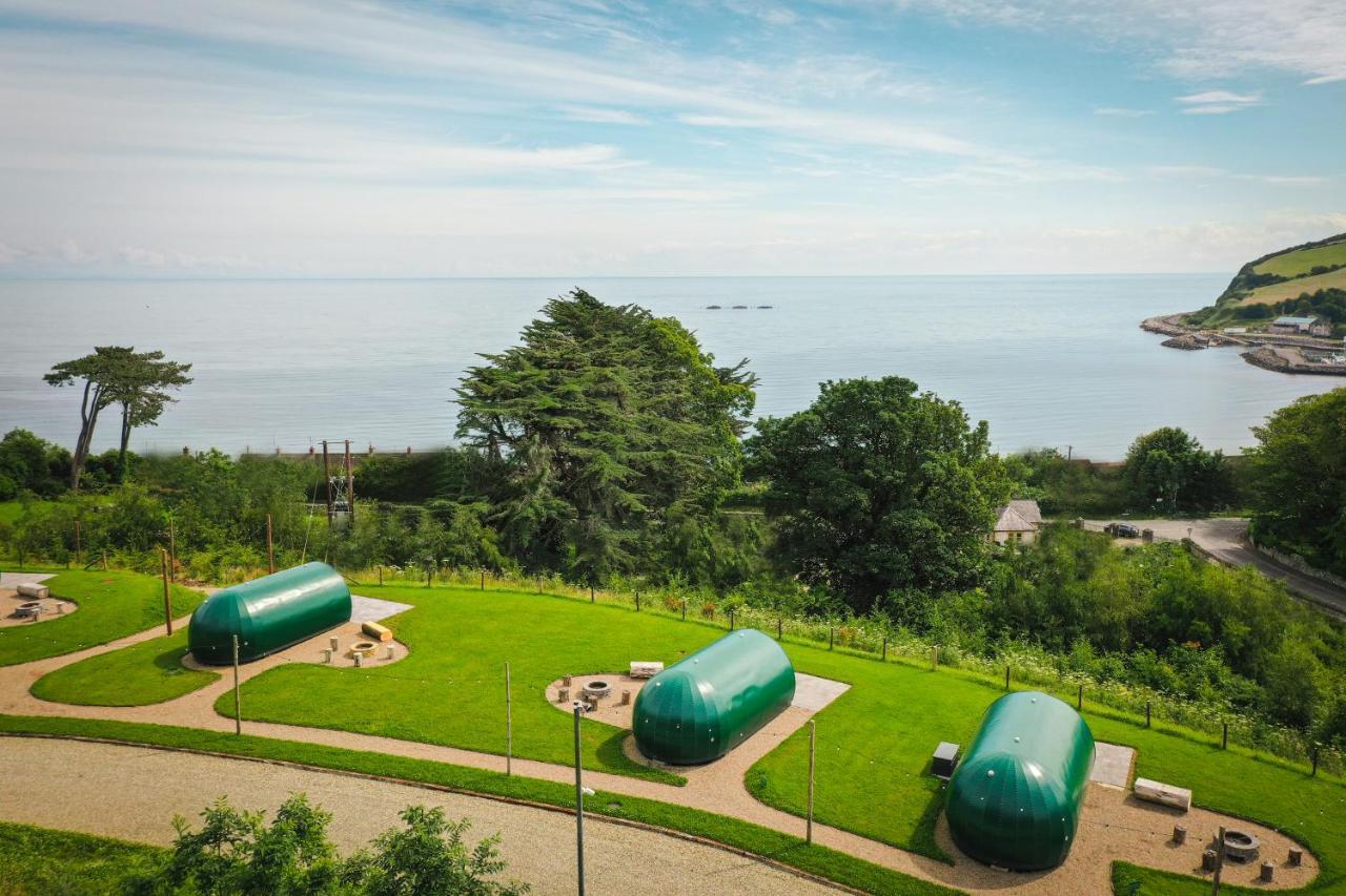 Glenarm Castle Ocean View Pods Hotel Bagian luar foto