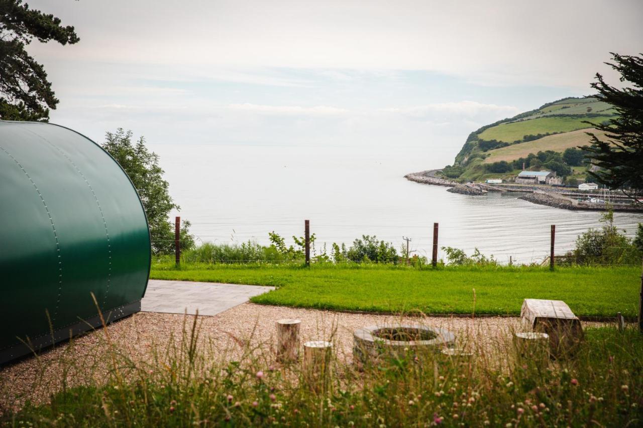 Glenarm Castle Ocean View Pods Hotel Bagian luar foto